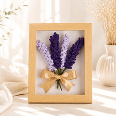 Lavendar Bloom Crochet Frame