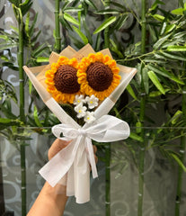 2 Sunflower + forgetmenots