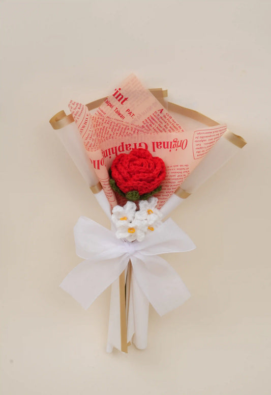 Rose plus Forget me nots
