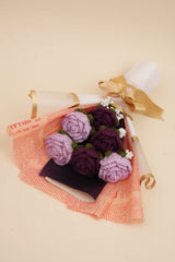 Jumbo Purple Rose Bouquet