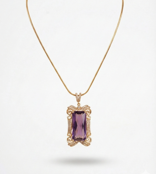 Emerald-Cut Necklace
