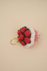 Bundle of pink flower Keychain