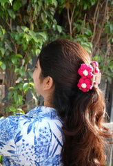 Crochet Hair Clutcher - Pink