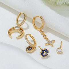 Celestial Charm Piercing Set (In Pair)