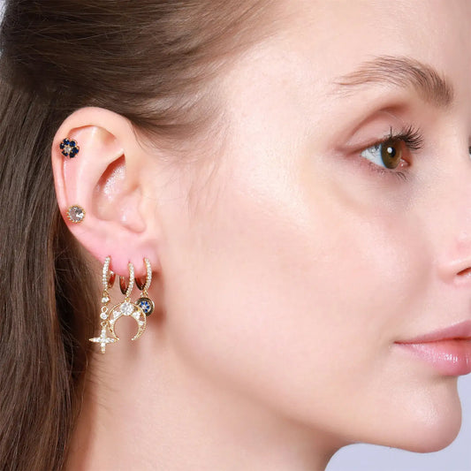 Celestial Charm Piercing Set (In Pair)