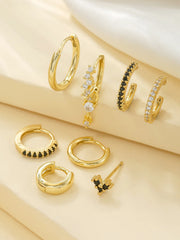 B&W Piercing Set (in Pair)