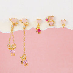 Pink Crush Piercing Set (in Pair)