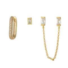 Linked Luxe Piercing Set (in Pair)