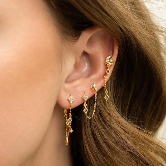 Golden Goddess Piercing Set (in Pair)