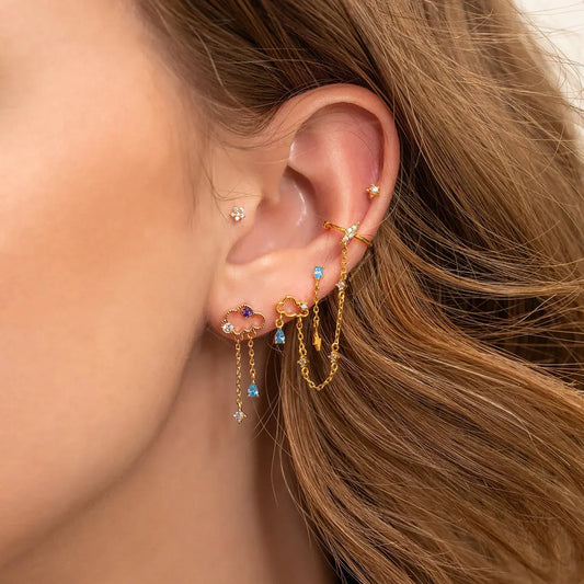 Head In The Clouds Piercing Set (in Pair)