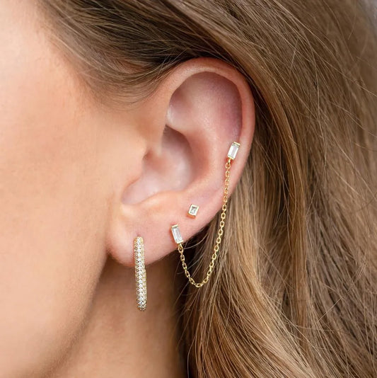 Linked Luxe Piercing Set (in Pair)