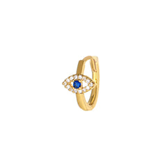 Evil Eye Hoops