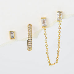 Linked Luxe Piercing Set (in Pair)