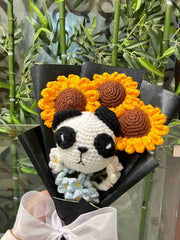 Panda Sunflower Bouquet
