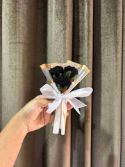 Black Mini Rose Bouquet
