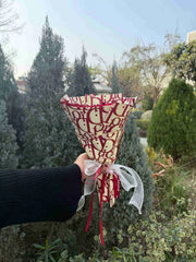 Maroon Bloom Bouquet