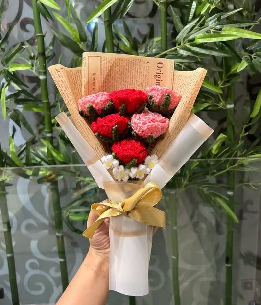 Pink and Red Roses Bouquet