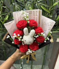 Jumbo Bunny Rose Bouquet