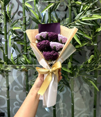 Jumbo Purple Rose Bouquet