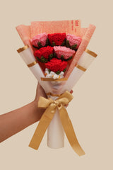 Pink and Red Roses Bouquet