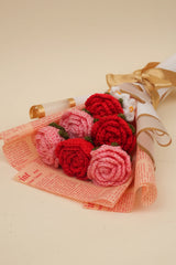 Pink and Red Roses Bouquet