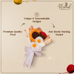 Sunflower Rose Daisy Bouquet