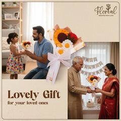 Sunflower Rose Daisy Bouquet