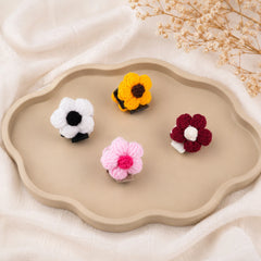 Crochet Hair Small Clutcher - Set of 4