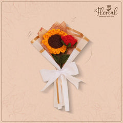 Sunflower plus Rose Bouquet