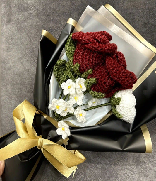 XL Maroon Rose Bouquet