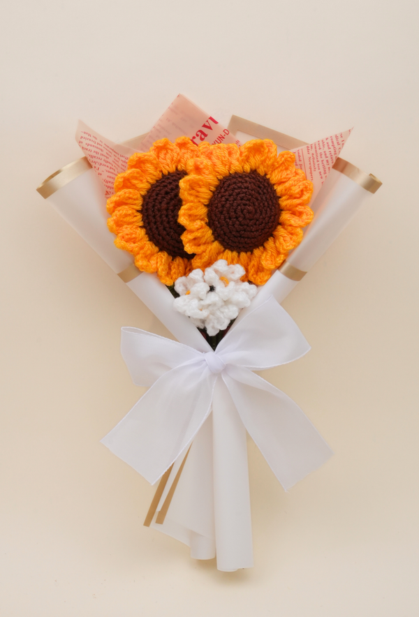 2 Sunflower + forgetmenots