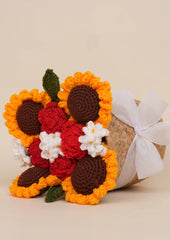 Sunflower & Rose Basket