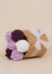 Lavender Field of Tulips Basket