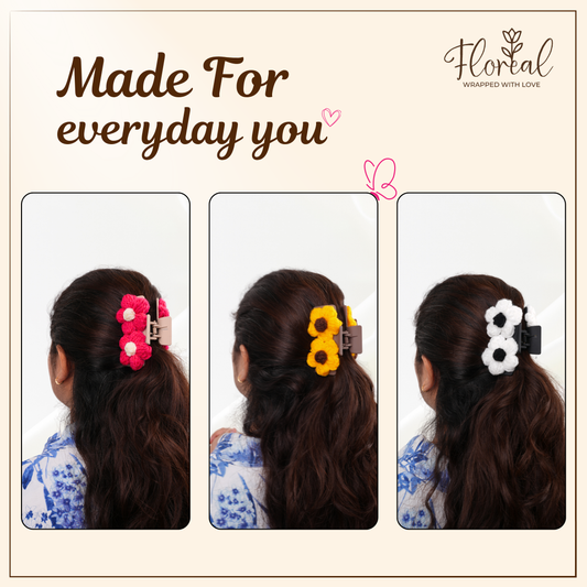 Crochet Hair Clutcher - Set of 3