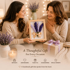Lavendar Bloom Crochet Frame