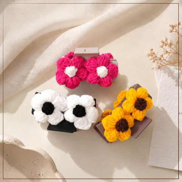 Crochet Hair Clutcher - Set if 3