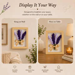 Lavendar Bloom Crochet Frame