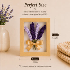 Lavendar Bloom Crochet Frame
