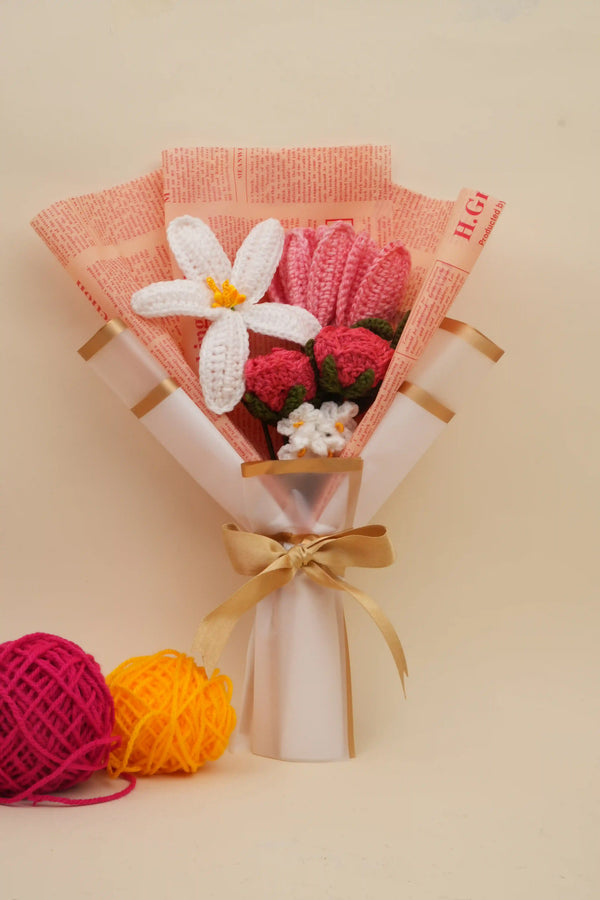 Jumbo Bouquet with Lily-Pink