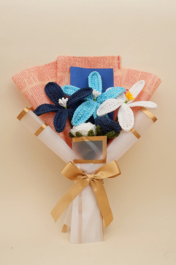 Blue Lily Bouquet