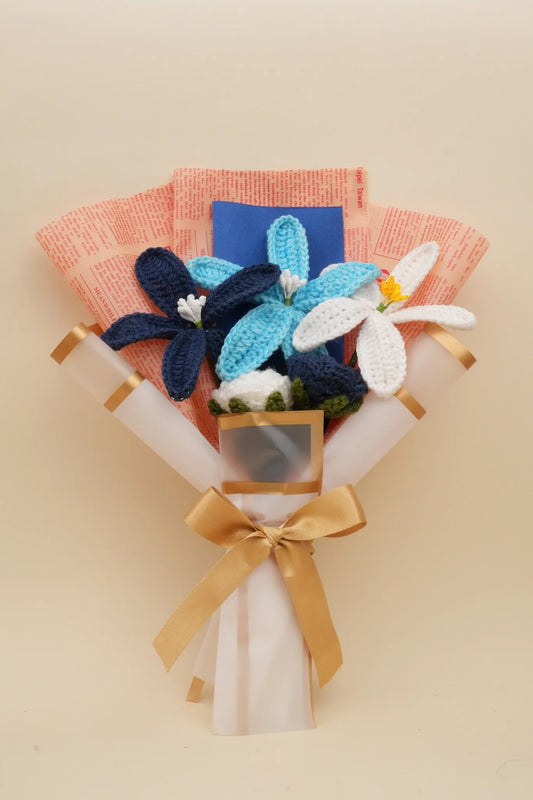 Blue Lily Bouquet