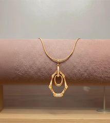 Minimal Loop Gold Necklace