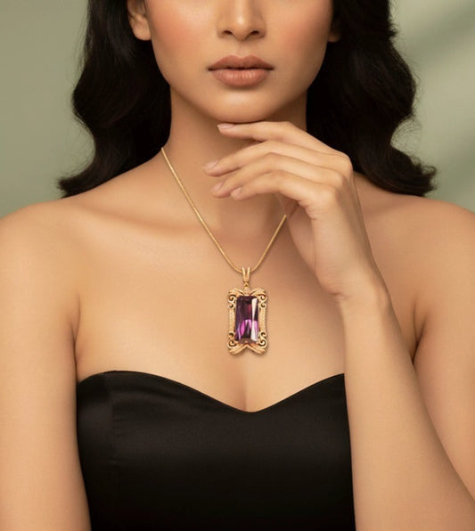Emerald-Cut Necklace