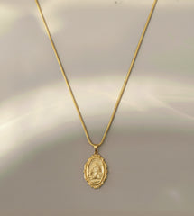 Vintage Oval Necklace