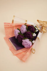 Jumbo Purple Rose Bouquet