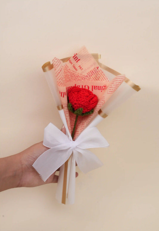 Single Rose Bouquet