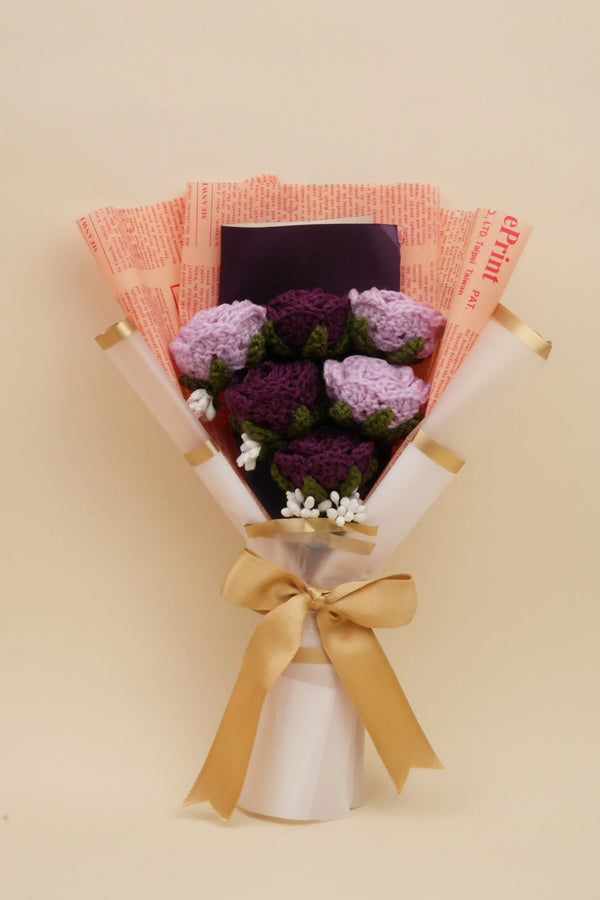 Jumbo Purple Rose Bouquet