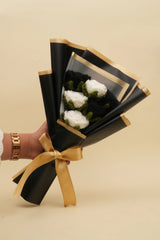 B&W Rose Bouquet