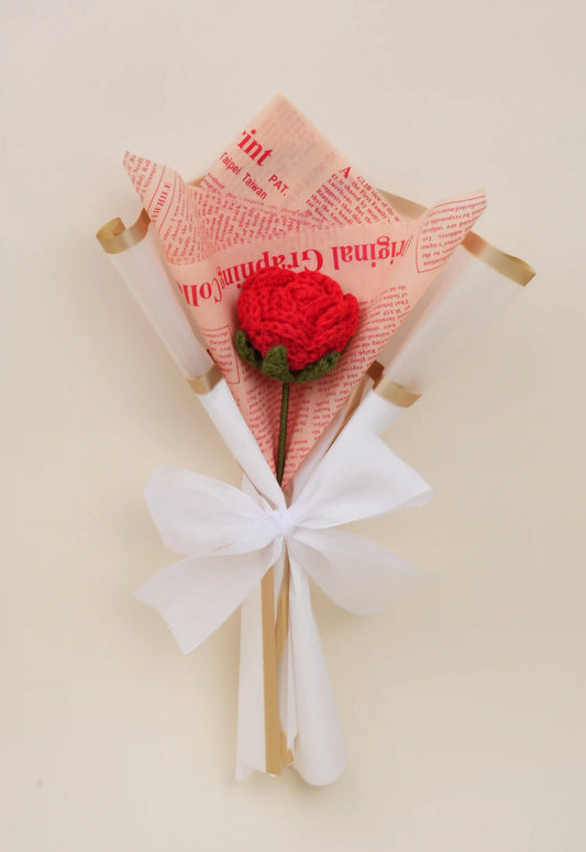 Single Rose Bouquet