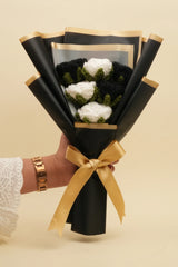 B&W Rose Bouquet